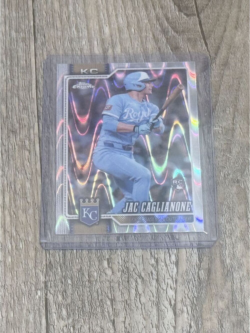2026 Topps Chrome Jac Caglianone Wave Refractor RC Rookie Kansas City Royals